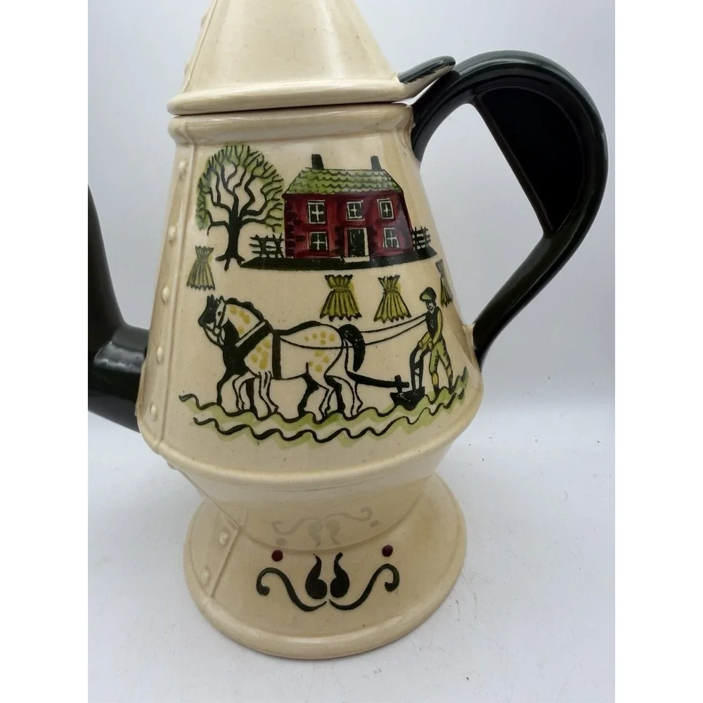 Metlox Poppytrail Vernon Homestead Provincial Coffee Pot Lid USA 11